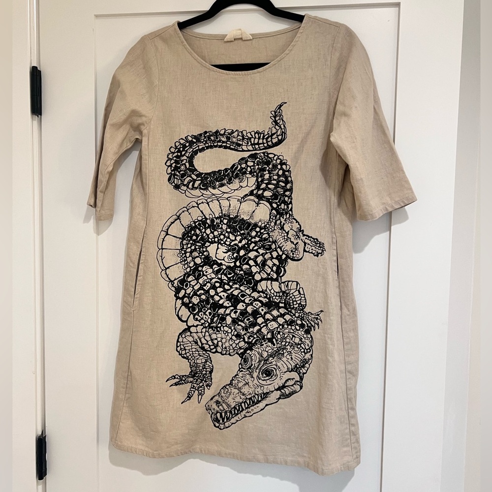 Hombre Necio size small crocodile dress rare